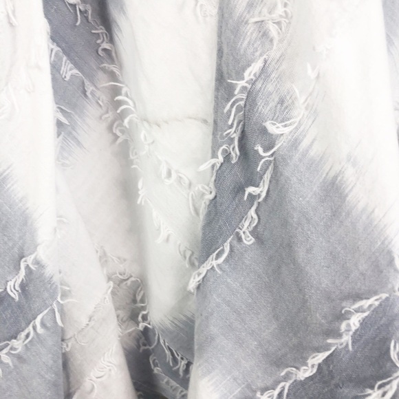 Sk46 Chico’s cotton boho distressed maxi skirt - Picture 6 of 6